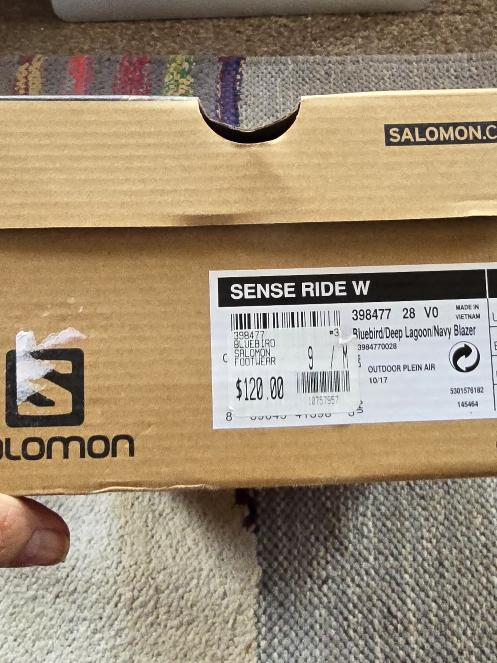 Salomon Sense Ride Trail Running Shoes Womens Size 9 - Picture 7 of 7